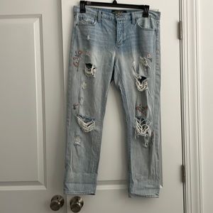 Lucky Brand Embroidered Jeans